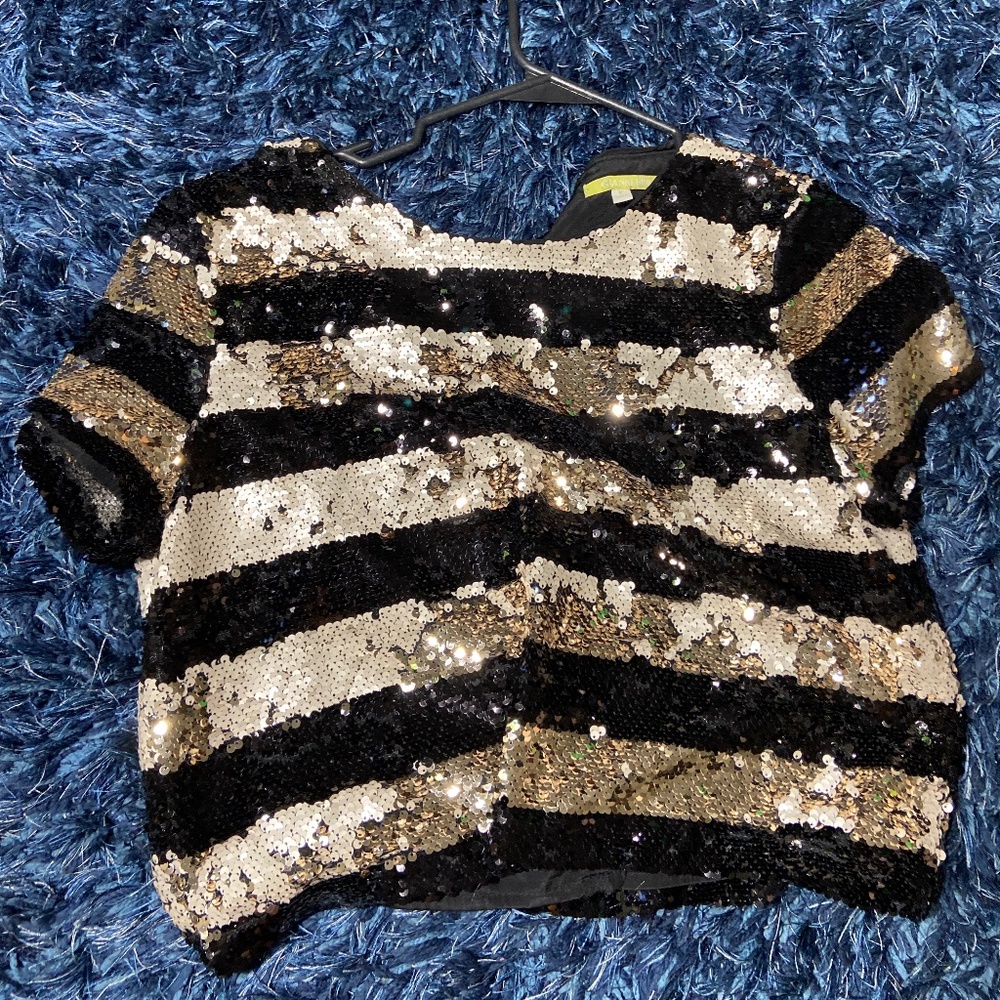 Never worn sequins top